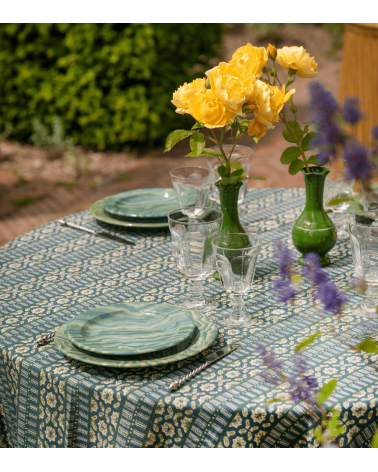 Assiette à Dessert en Terre Mêlée