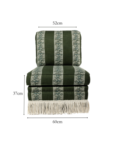 Babylone Swivel Slipper Chair