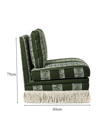 Babylone Swivel Slipper Chair